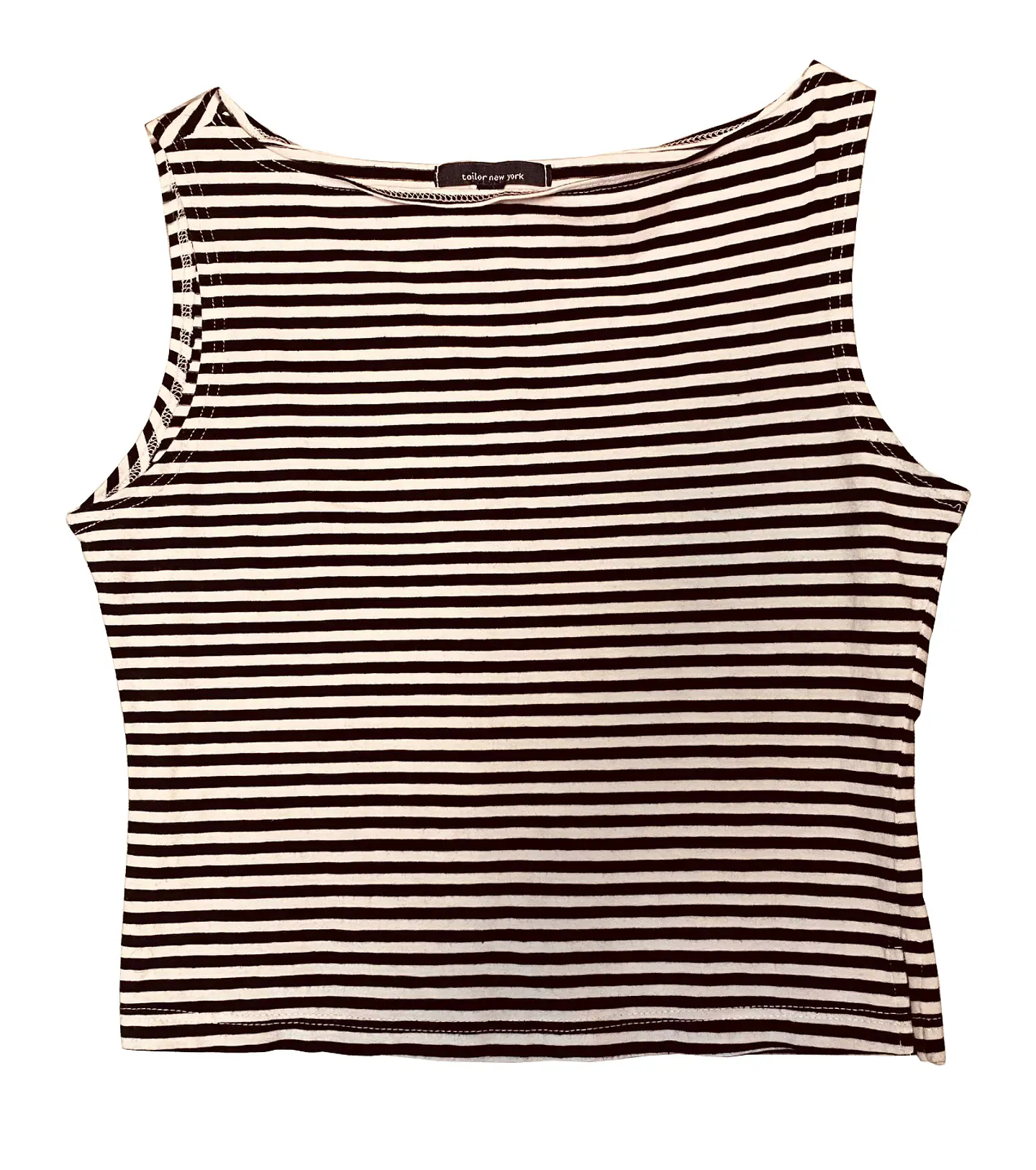Polera Sin Mangas Mujer Tailor New York A Rayas - Talla M 7