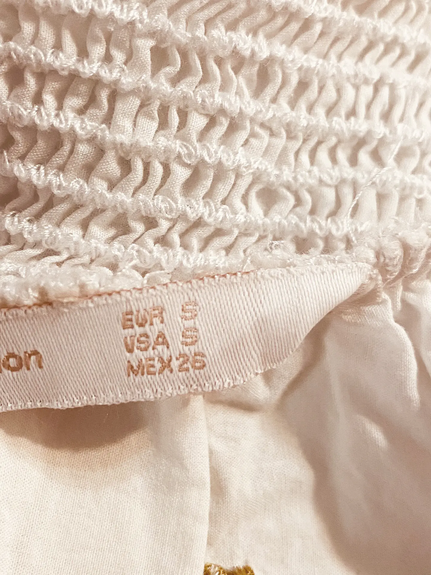 Blusa Blanca Estampada ZARA Trafaluc - Talla S 6