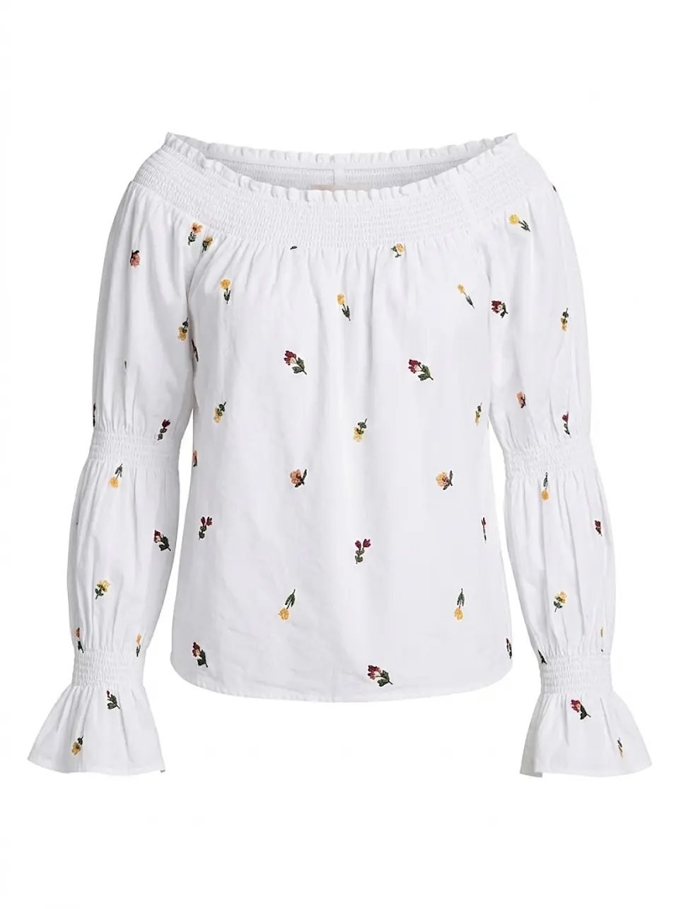 Blusa Blanca Estampada ZARA Trafaluc - Talla S 1