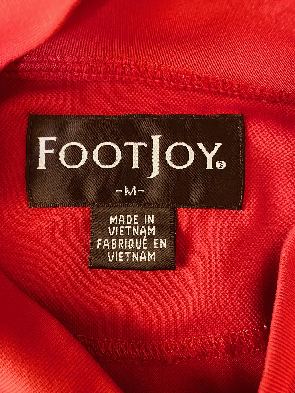 Polera Deportiva Roja Cuello Alto FootJoy - Talla M 6