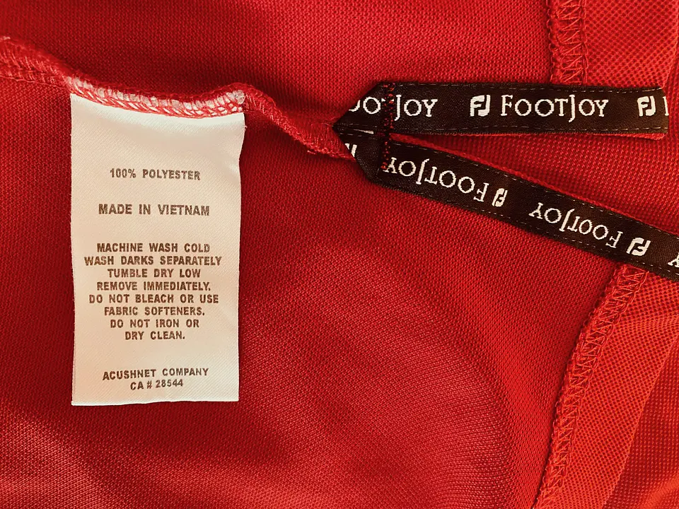 Polera Deportiva Roja Cuello Alto FootJoy - Talla M 7