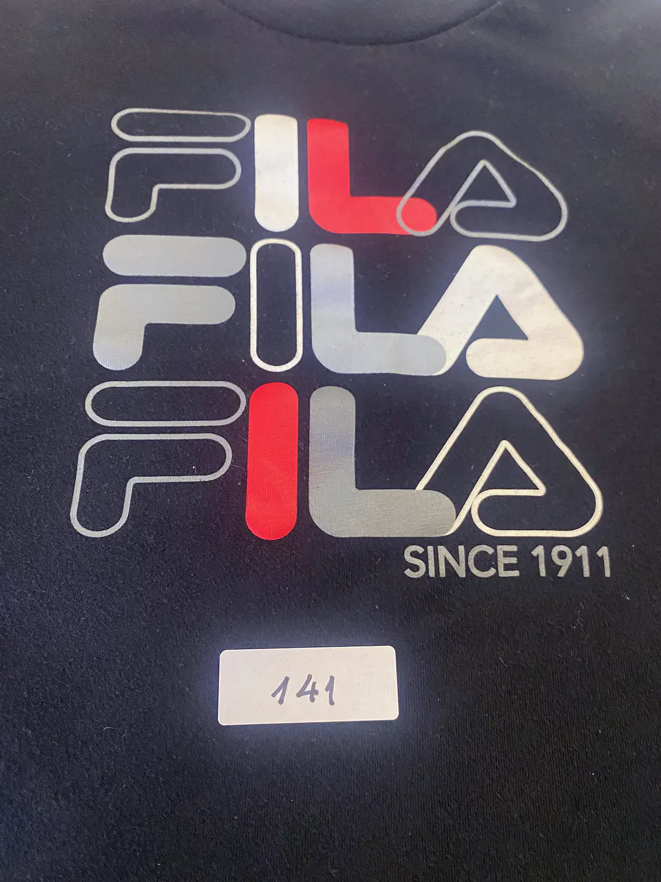 Polera Estampada Infantil Azul Fila - Talla 6/8 7