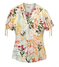 Blusa Estampada Flores Manga Corta Víaressa - Talla M - Miniatura 1