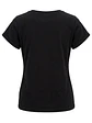 Polera Negra Manga Corta Mujer Caterpillar con Bolsillo - Talla M - Miniatura 2
