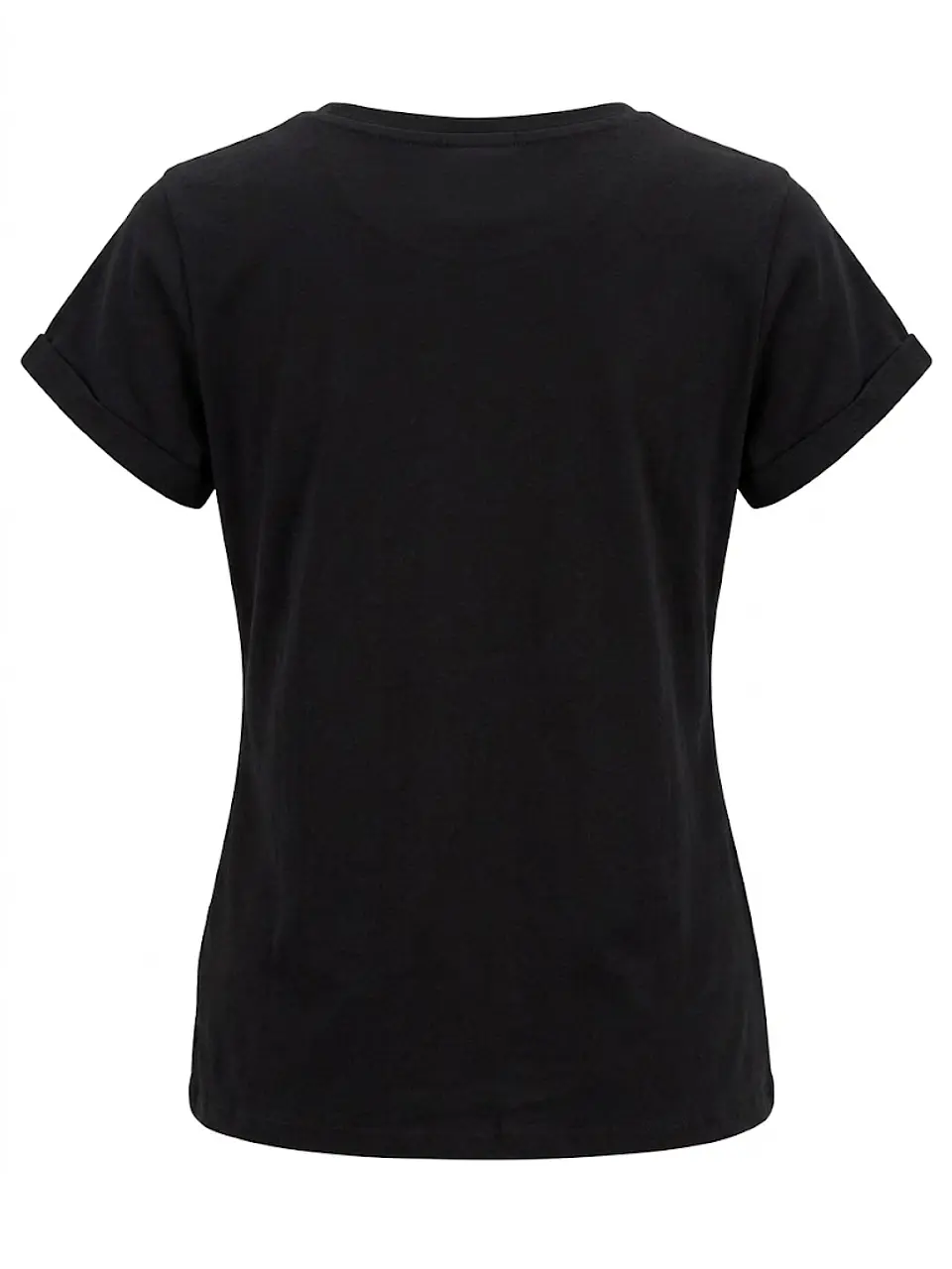 Polera Negra Manga Corta Mujer Caterpillar con Bolsillo - Talla M 2