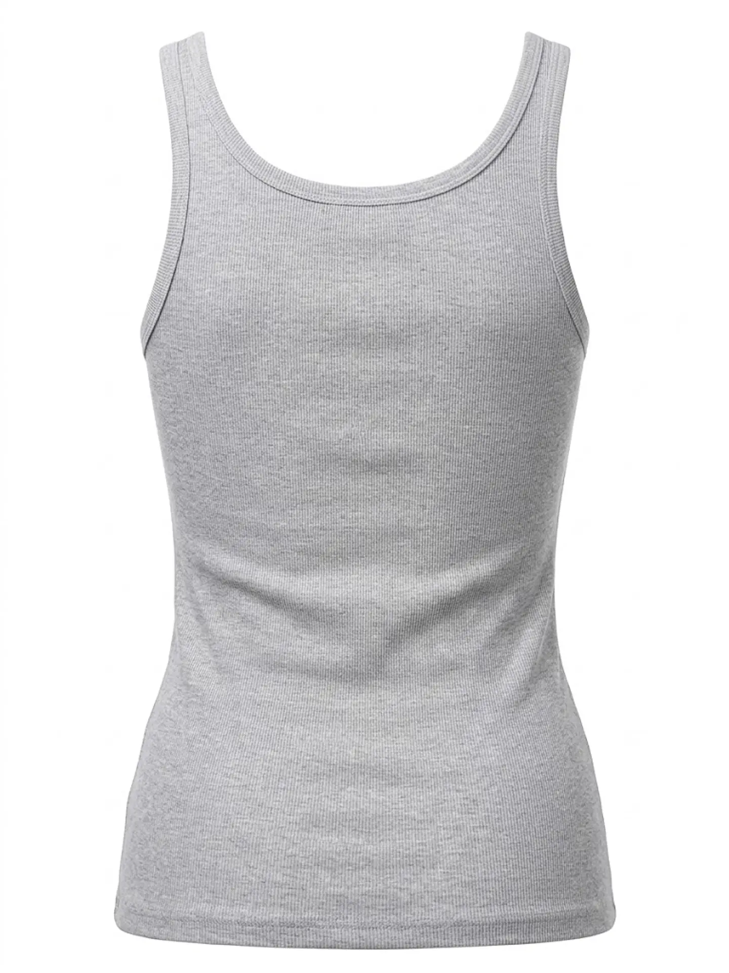 Polera sin Mangas Gris Jaspeado DKNY - Talla S 2