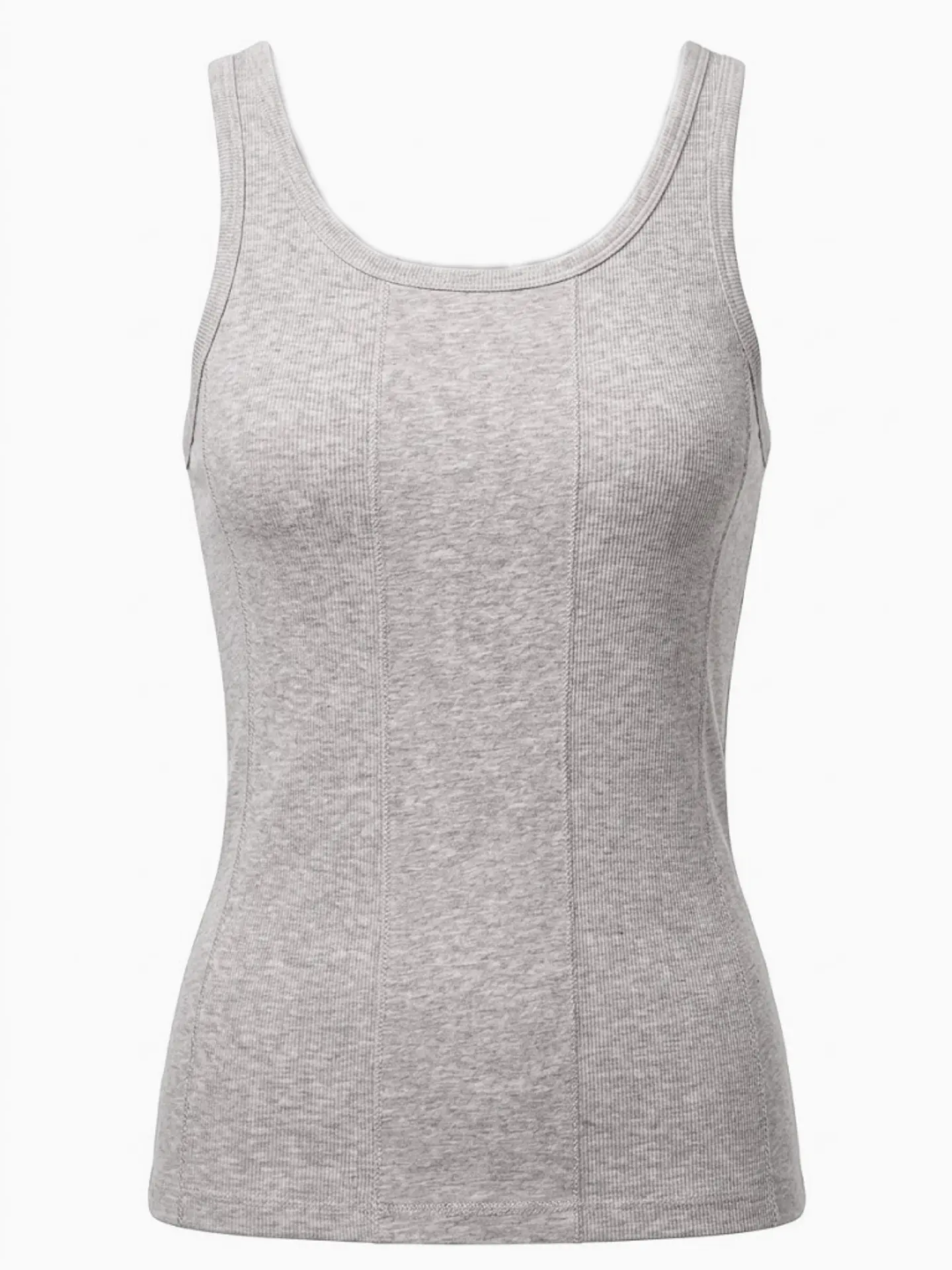 Polera sin Mangas Gris Jaspeado DKNY - Talla S 1