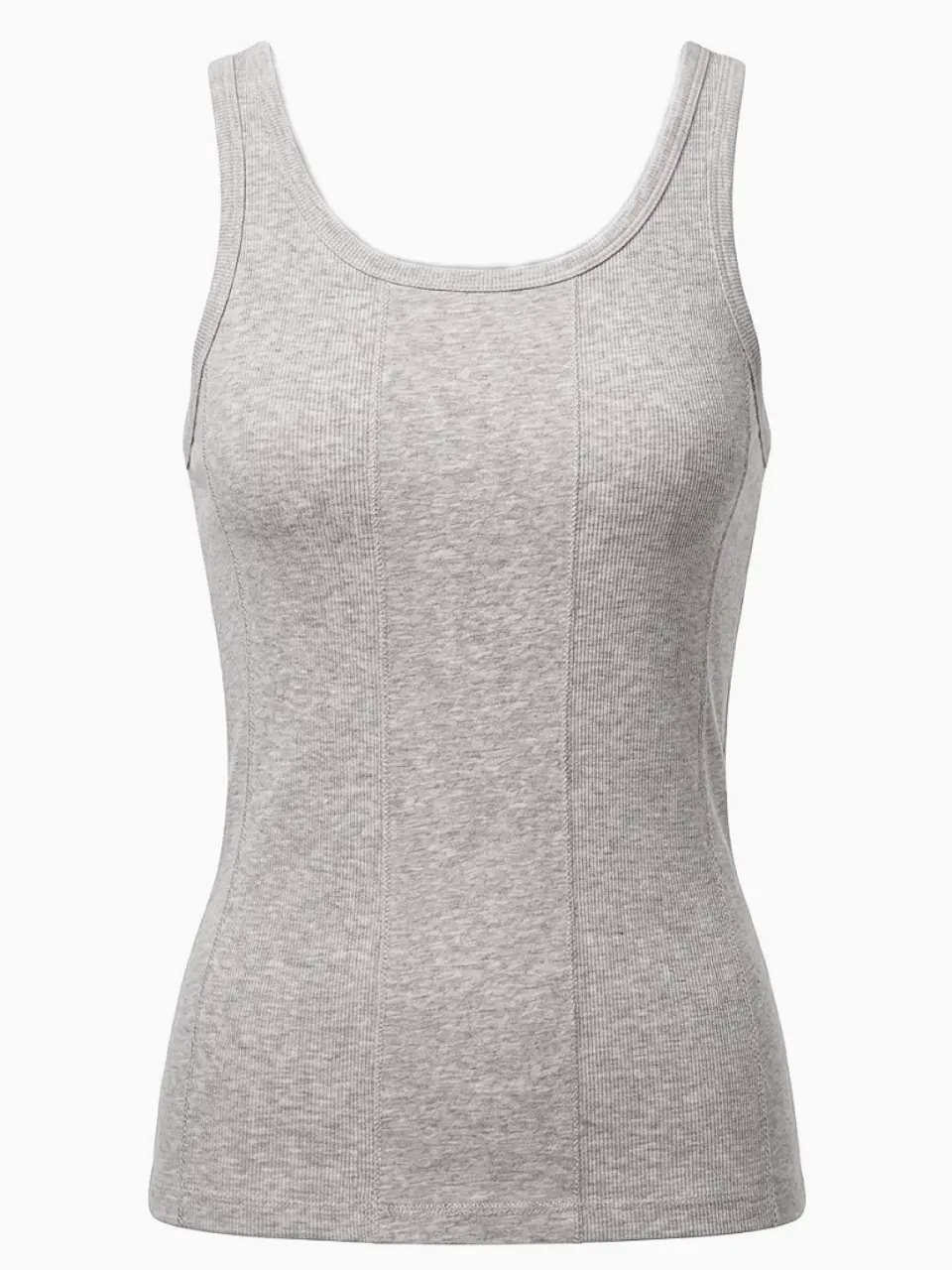 Polera sin Mangas Gris Jaspeado DKNY - Talla S 1