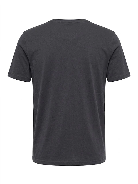Polera Estampada Hombre Mustang Azul - Talla XL