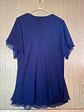 Blusa Elegante Azul Rey Adolfo Classic - Talla L - Miniatura 6