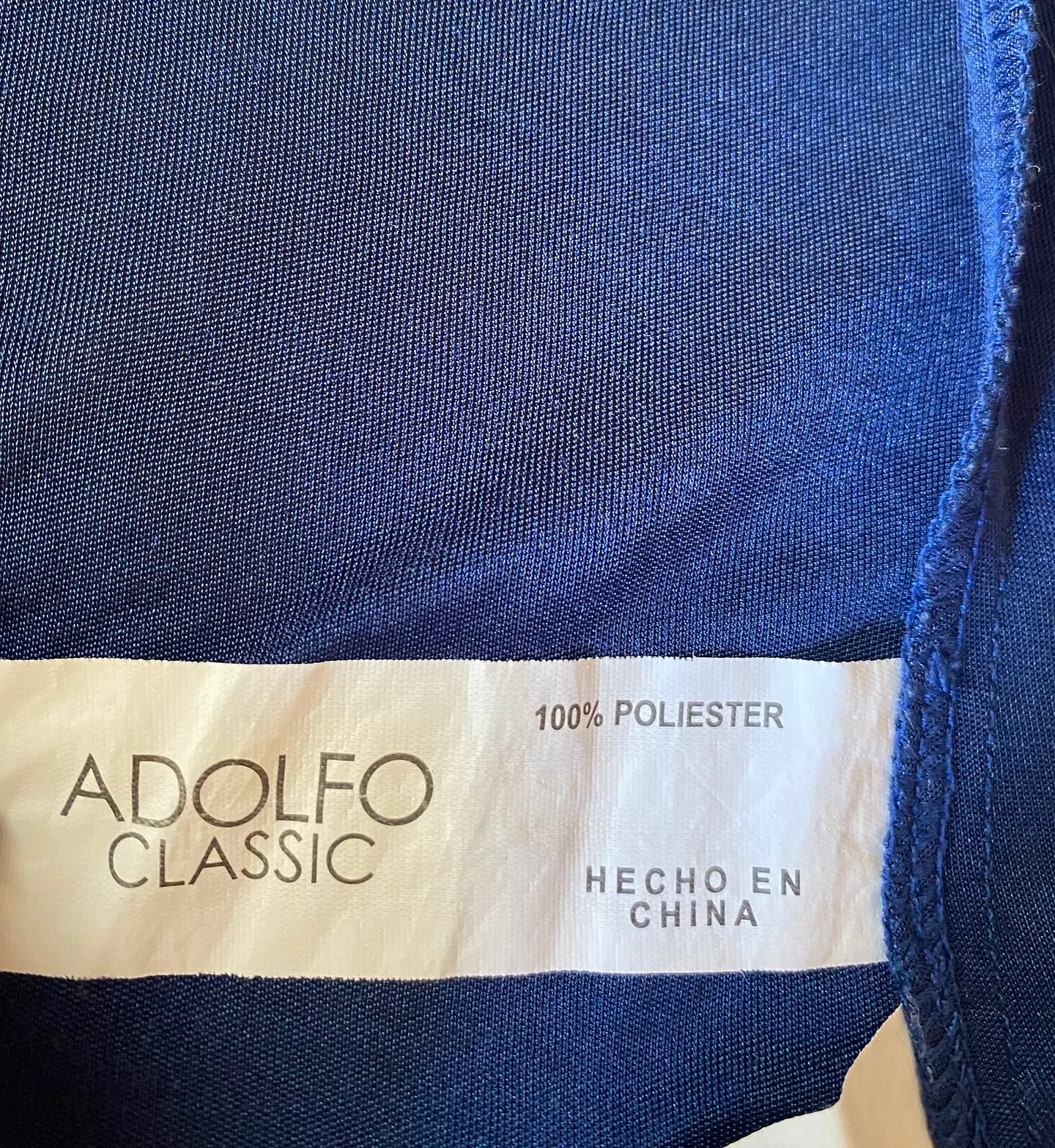 Blusa Elegante Azul Rey Adolfo Classic - Talla L 8