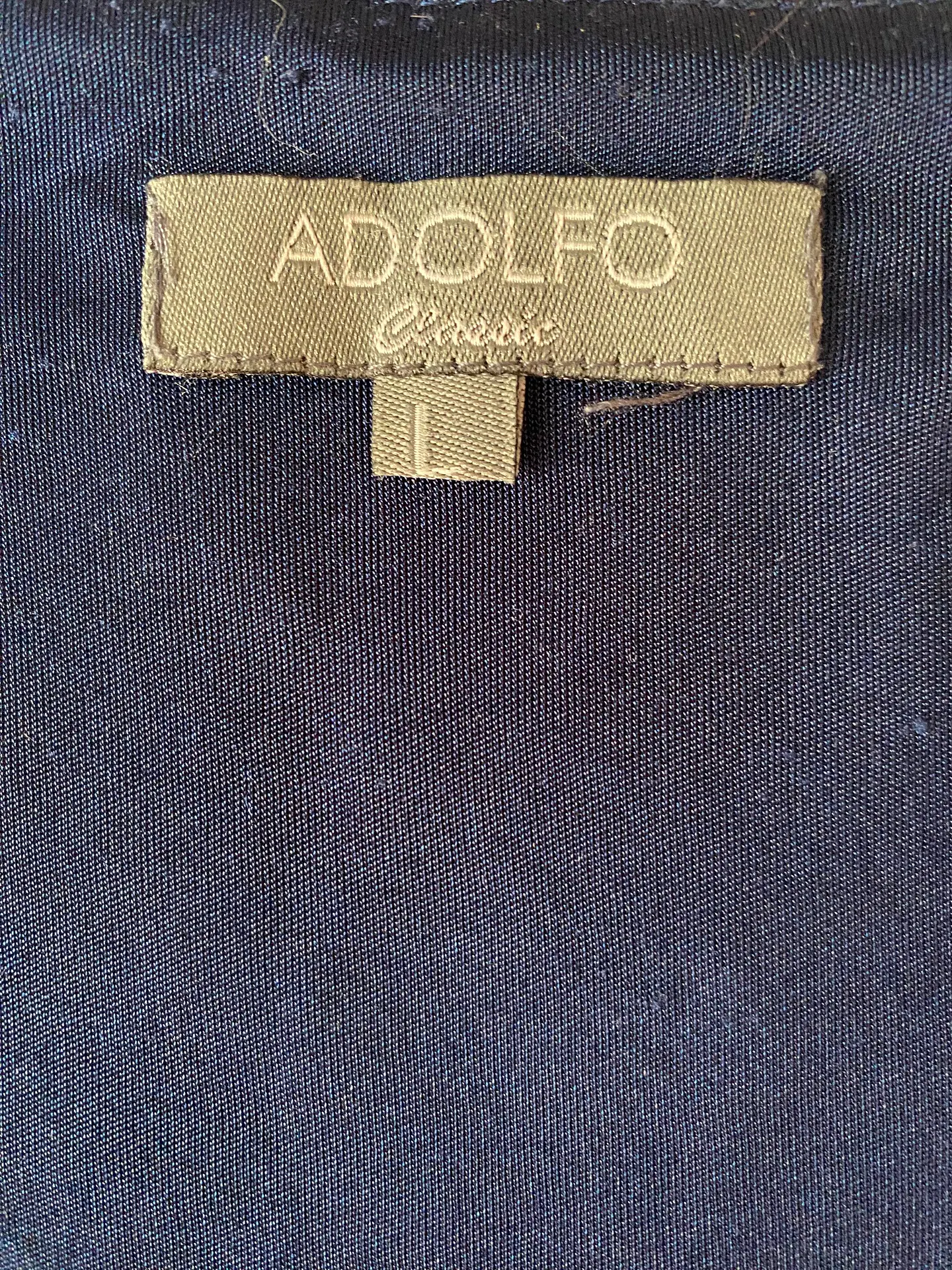 Blusa Elegante Azul Rey Adolfo Classic - Talla L 9