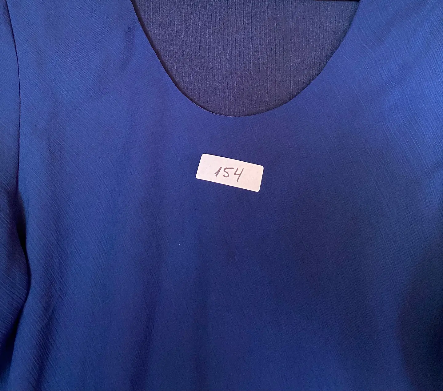 Blusa Elegante Azul Rey Adolfo Classic - Talla L 10