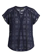 Blusa Azul Marino Texturada Banana Republic - Talla S - Miniatura 1