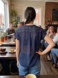 Blusa Azul Marino Texturada Banana Republic - Talla S - Miniatura 4