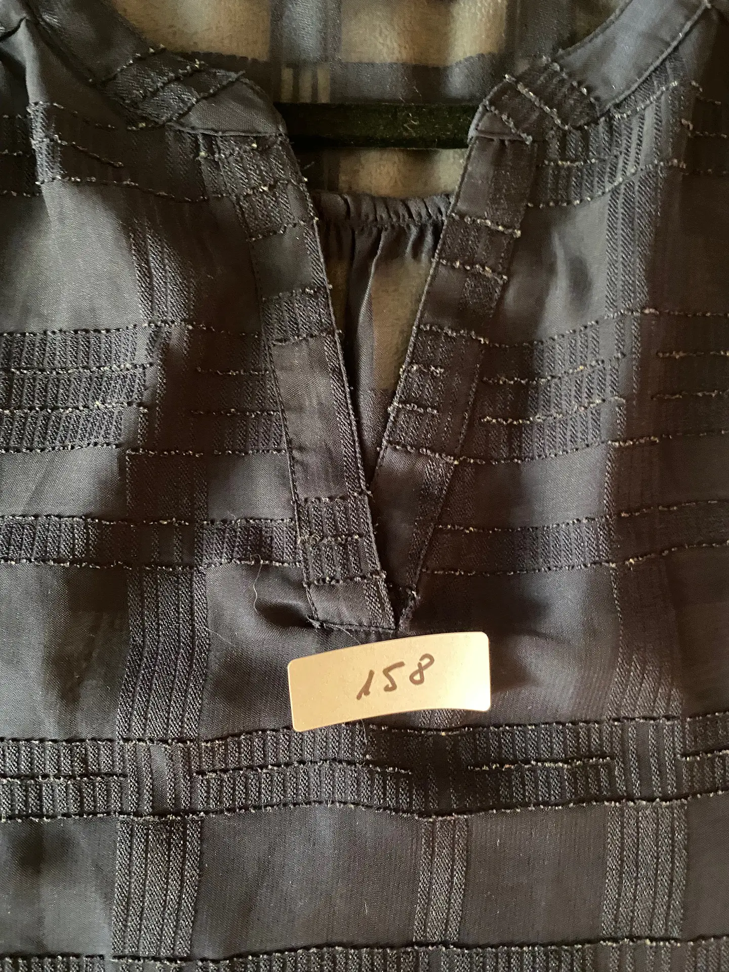 Blusa Azul Marino Texturada Banana Republic - Talla S 10
