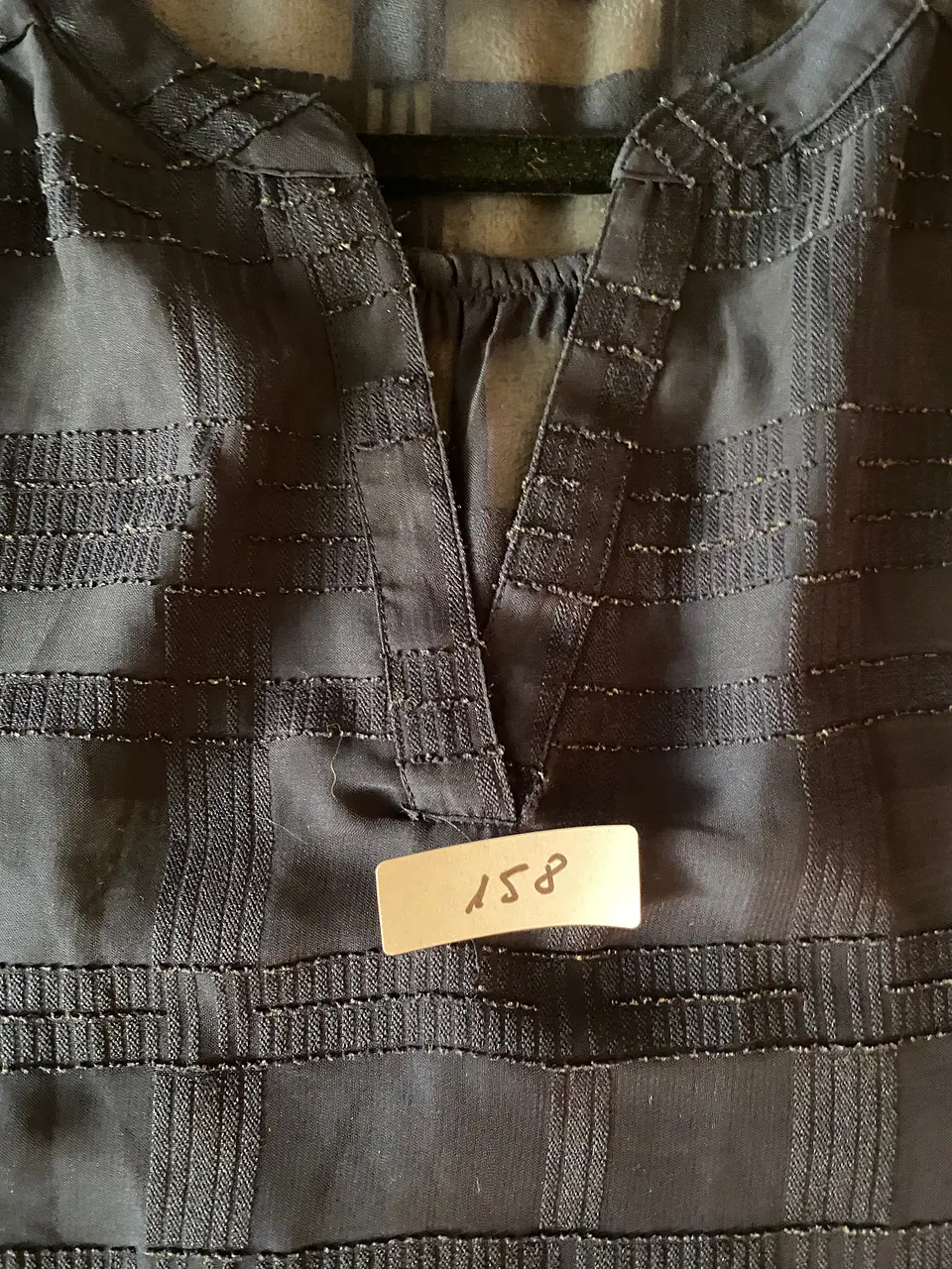 Blusa Azul Marino Texturada Banana Republic - Talla S 10
