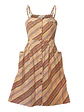 Vestido Midi Estampado Rayas Multicolor EV Fashions - Talla 8 / S - Miniatura 1