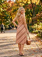 Vestido Midi Estampado Rayas Multicolor EV Fashions - Talla 8 / S - Miniatura 4