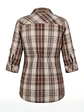 Blusa Cuadrillé Marrón y Beige - Talla 8/10 - M - Miniatura 2