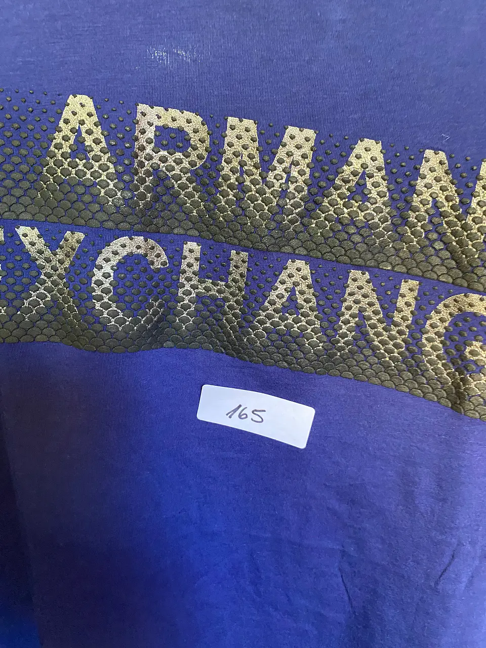 Polera Armani Exchange Azul Mujer - Talla XL 9
