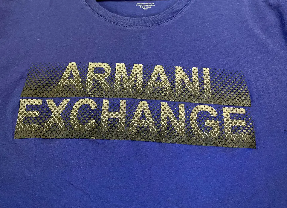 Polera Armani Exchange Azul Mujer - Talla XL 6