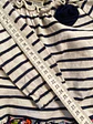 Vestido Infantil Rayado con Flores OshKosh - Talla 12 Meses - Miniatura 10