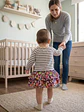 Vestido Infantil Rayado con Flores OshKosh - Talla 12 Meses - Miniatura 5