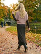 Cardigan Tapado Tipo Torera Tejido Beige Talla M - Miniatura 5