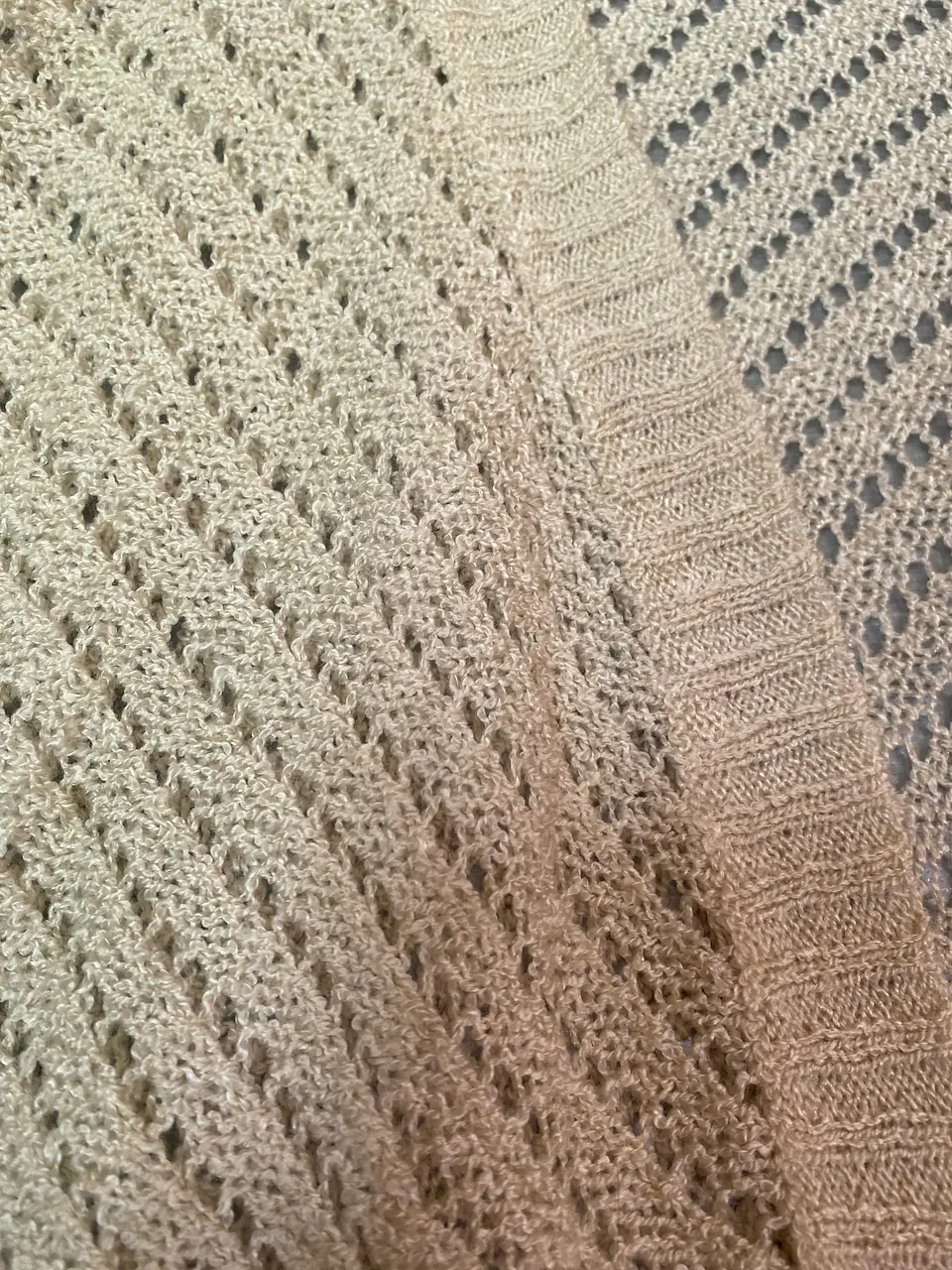 Cardigan Tapado Tipo Torera Tejido Beige Talla M 7