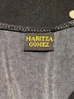 Vestido Maritza Gomez Negro Estampado Lunares Manga 3/4 - Talla S - Miniatura 6