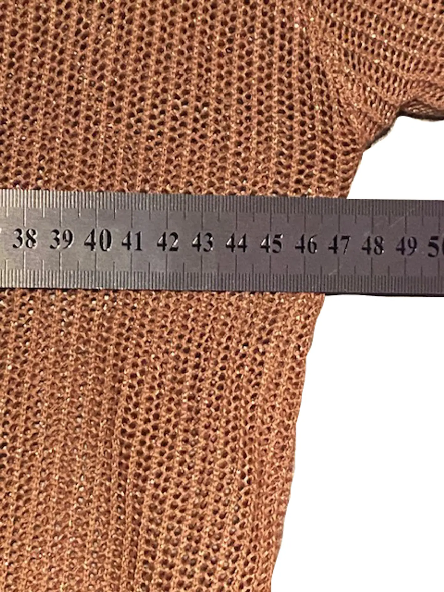 Cardigan Chaleco Marittimo Tejido Brillante Talla S 12