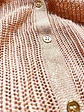 Cardigan Chaleco Marittimo Tejido Brillante Talla S - Miniatura 7