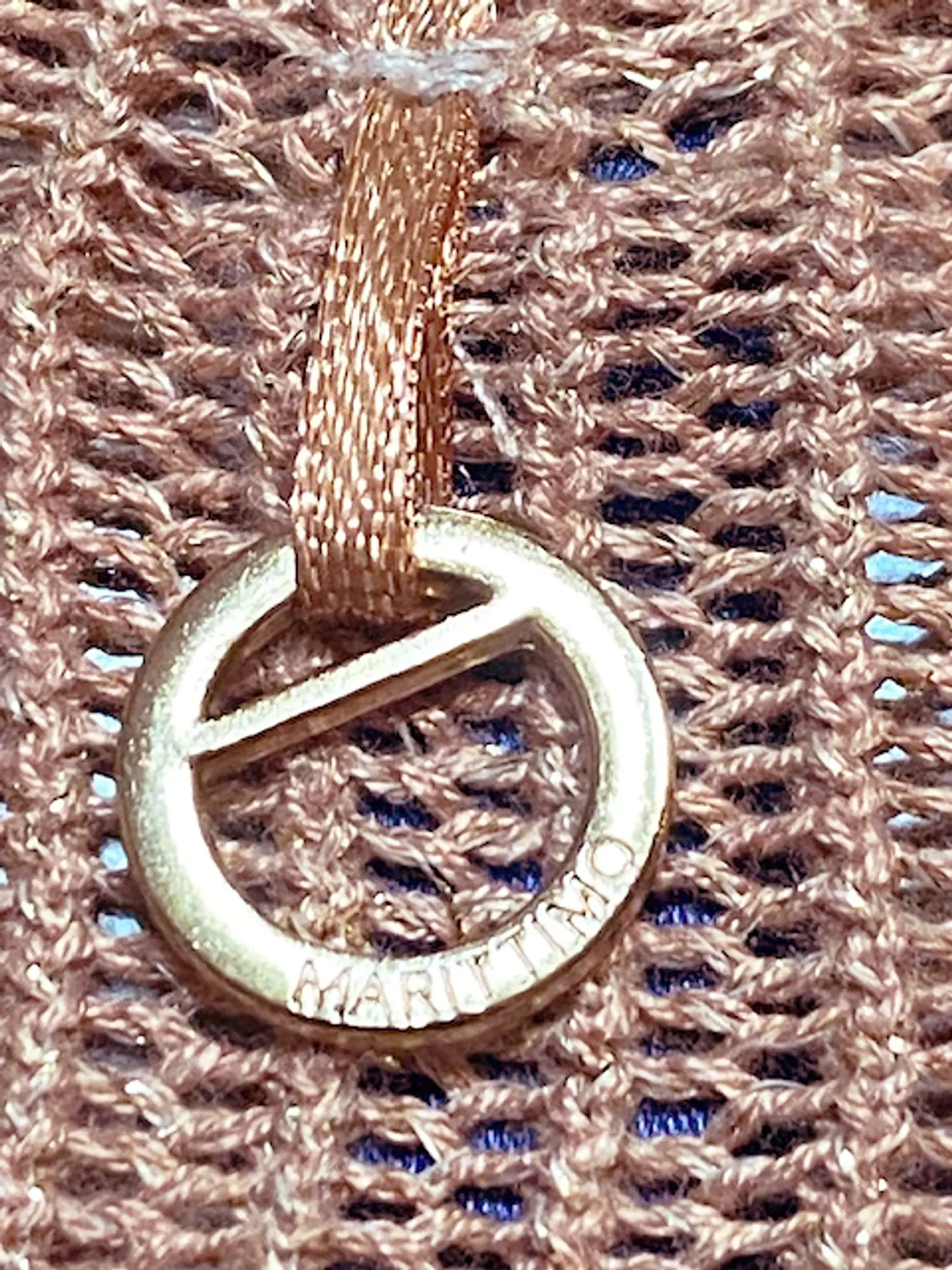 Cardigan Chaleco Marittimo Tejido Brillante Talla S 10