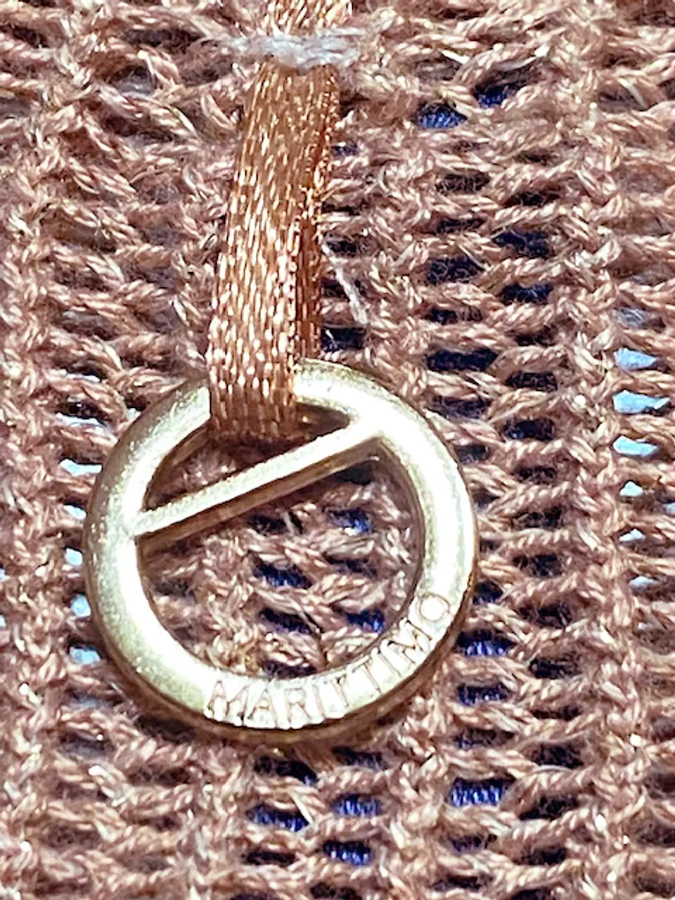 Cardigan Chaleco Marittimo Tejido Brillante Talla S 10