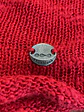 Skunkfunk Suéter Rojo Talla S/M - Jersey Tejido de Mujer con Cuello en V - Miniatura 8