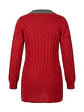 Skunkfunk Suéter Rojo Talla S/M - Jersey Tejido de Mujer con Cuello en V - Miniatura 2