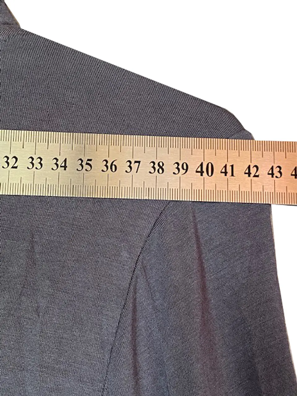Banana Republic Blusa Gris Talla M - Top Cruzado de Mujer Manga 3/4 11