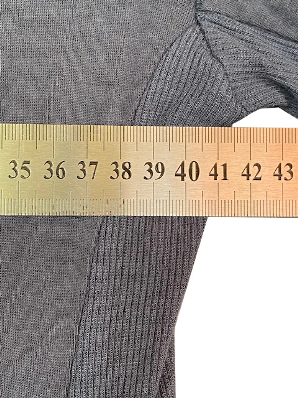 Banana Republic Blusa Gris Talla M - Top Cruzado de Mujer Manga 3/4 12