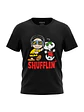 Peanuts Polera Negra Talla L / 13-14 - Polera Estampada de Niño Snoopy - Miniatura 1