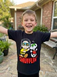 Peanuts Polera Negra Talla L / 13-14 - Polera Estampada de Niño Snoopy - Miniatura 3
