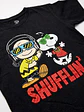 Peanuts Polera Negra Talla L / 13-14 - Polera Estampada de Niño Snoopy - Miniatura 6