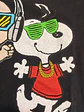 Peanuts Polera Negra Talla L / 13-14 - Polera Estampada de Niño Snoopy - Miniatura 9