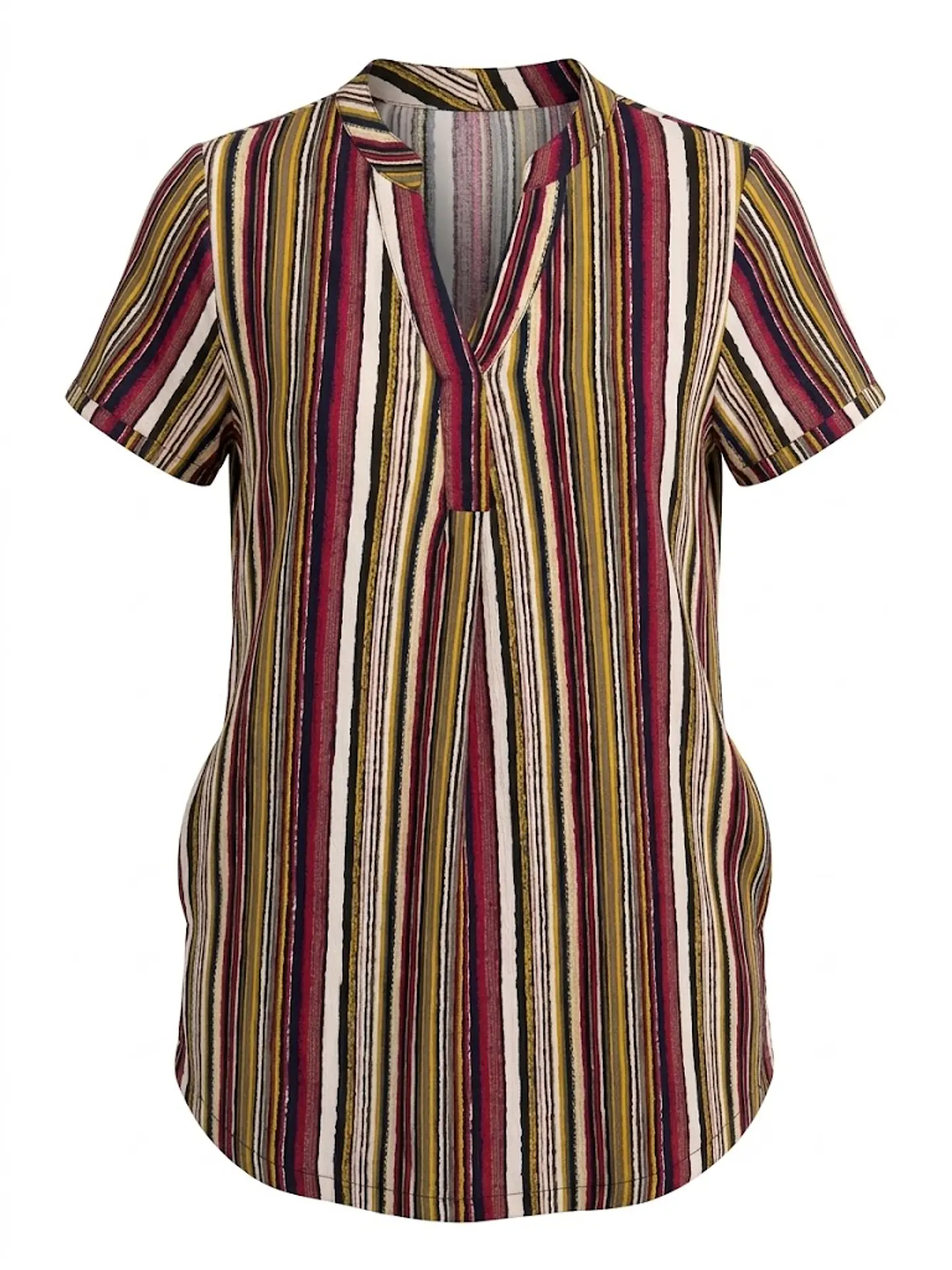 Blusa larga o Vestido Corto Multicolor de Mujer Talla S  1