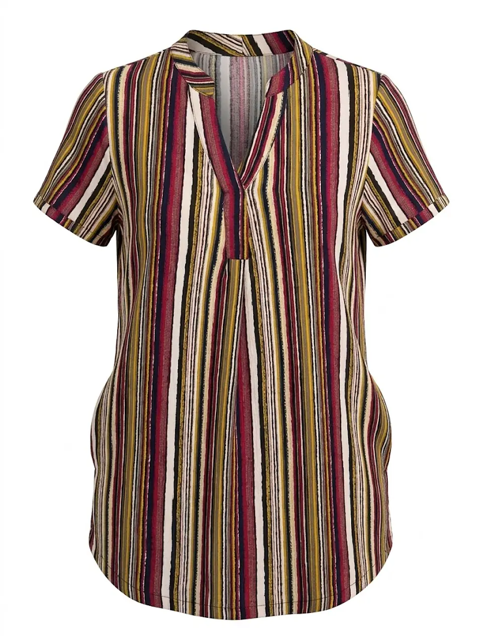 Blusa larga o Vestido Corto Multicolor de Mujer Talla S  1