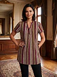 Blusa larga o Vestido Corto Multicolor de Mujer Talla S  - Miniatura 3