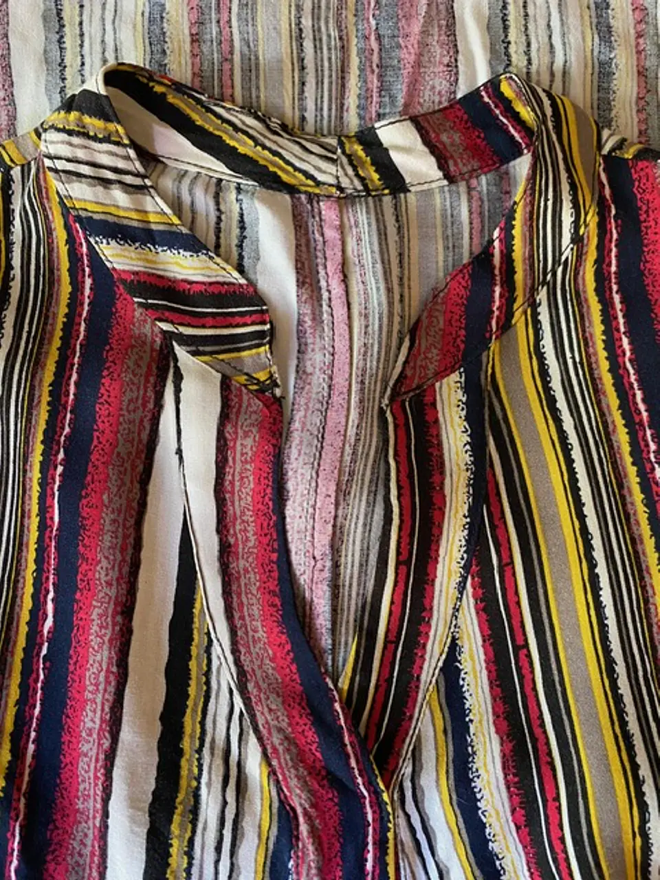 Blusa larga o Vestido Corto Multicolor de Mujer Talla S  5