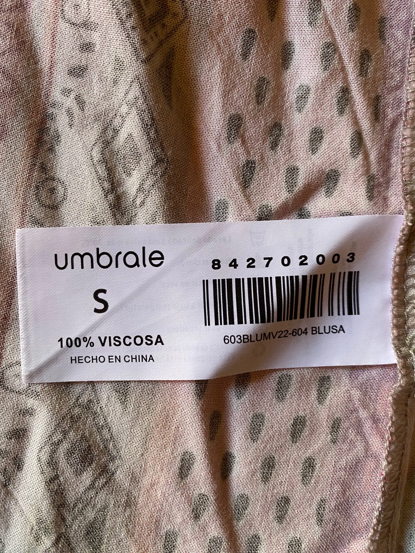 Umbrale Kimono Estampado Mujer Talla S 8