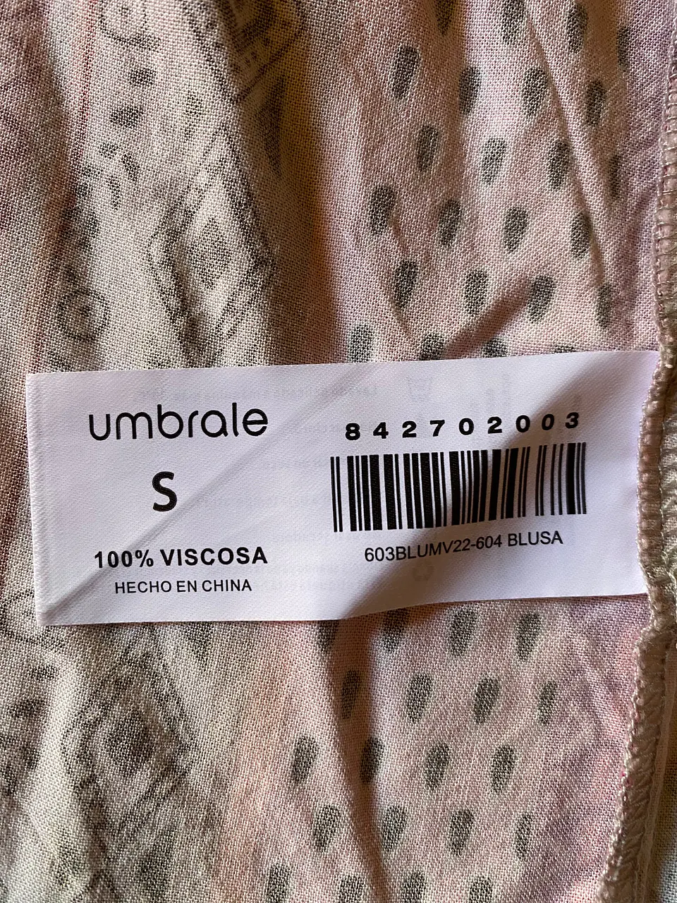 Umbrale Kimono Estampado Mujer Talla S 8