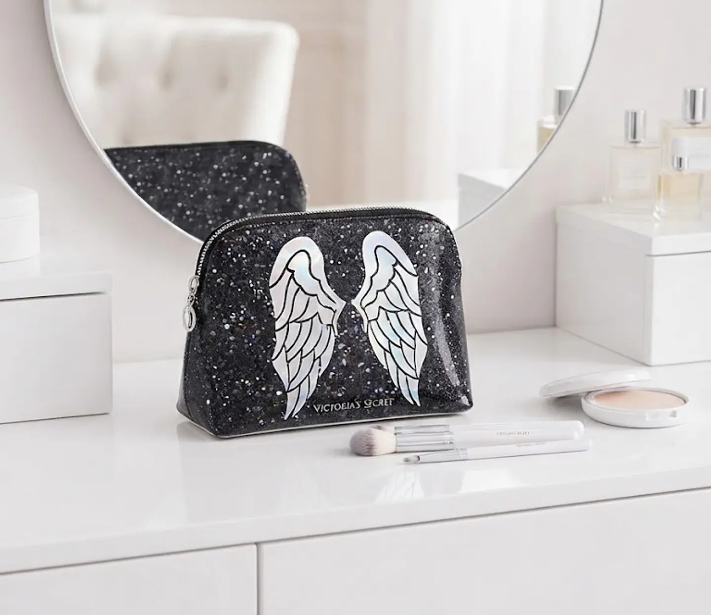 Victoria's Secret Estuche Cosmetiquero Glitter Alas 1